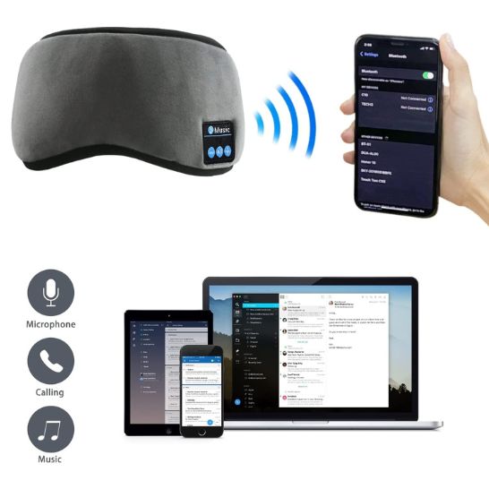 Antifaz Bluetooth: Música y Oscuridad 😴